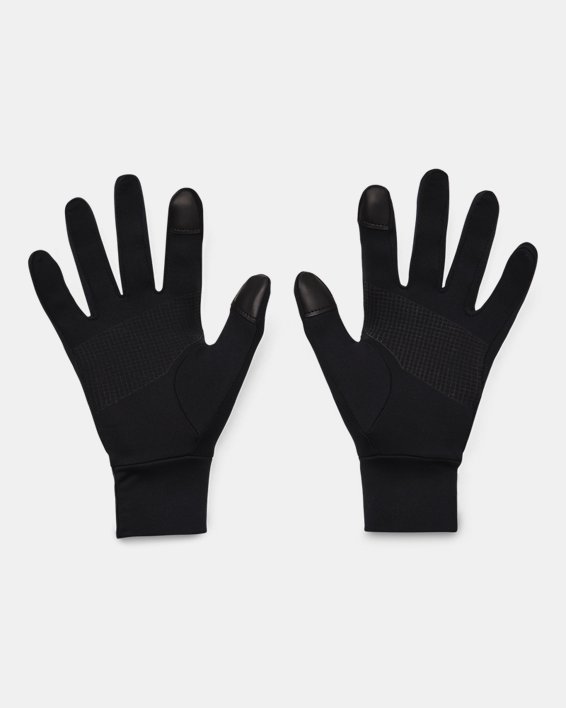 Women's UA Storm Liner Gloves, Black, pdpMainDesktop image number 1